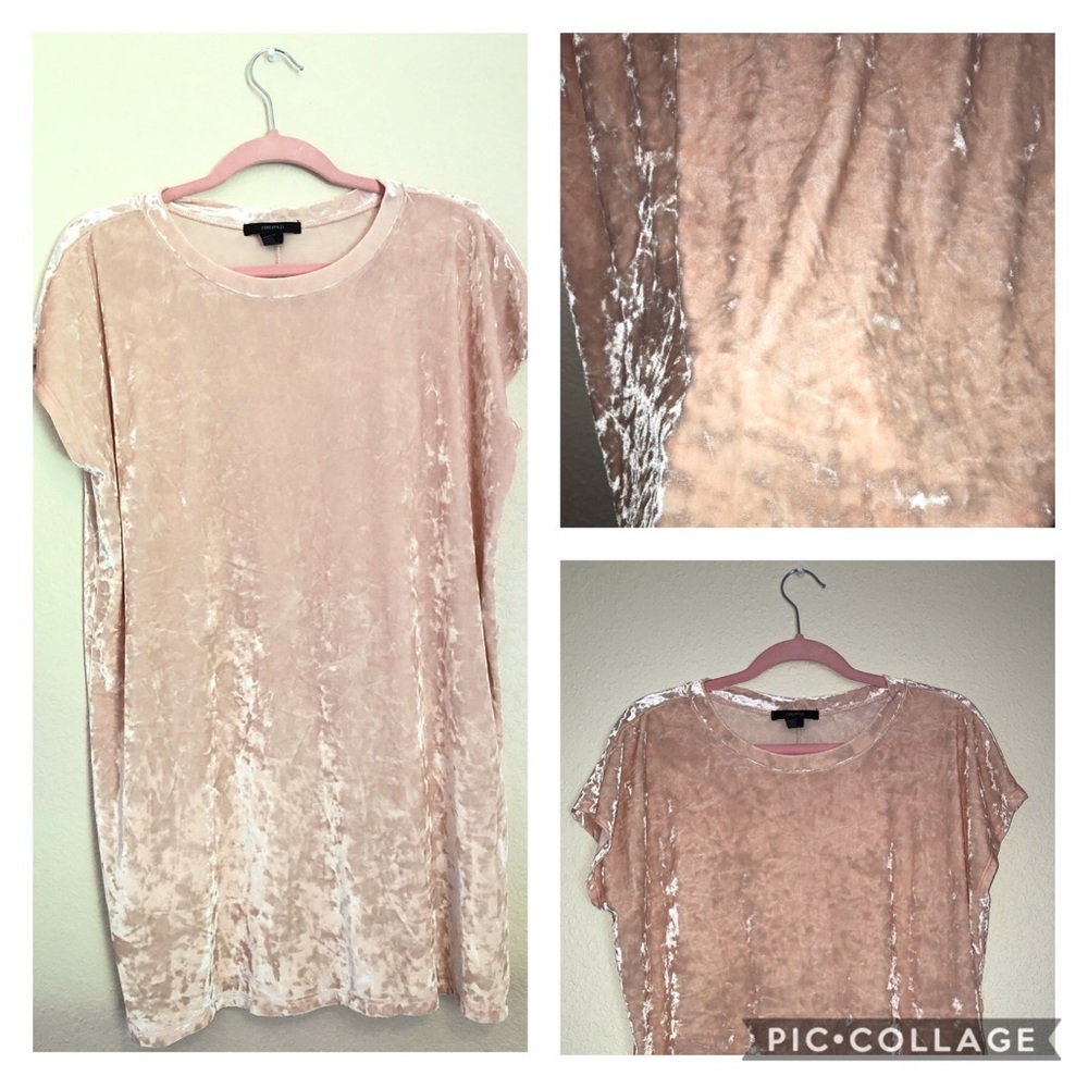 Rose gold casual dress